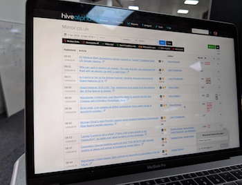 HiveAlpha Streams page screen